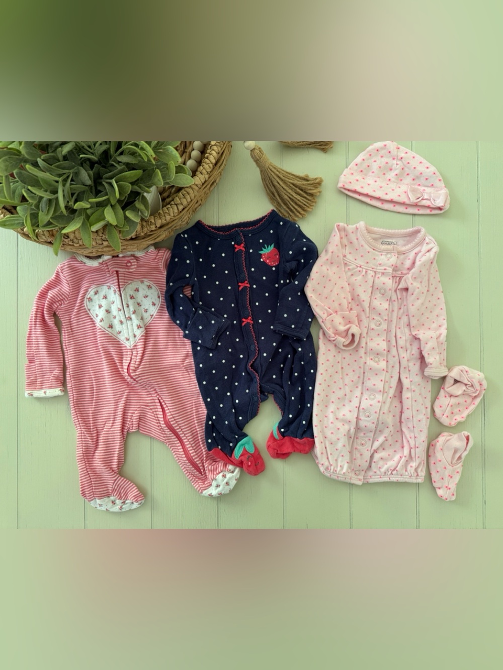 Baby Girl Sleepwear Bundle
